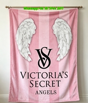 Victoria's Secret Angels Flannel Fleece Throw Blanket V037